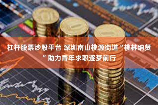 杠杆股票炒股平台 深圳南山桃源街道“桃林纳贤”助力青年求职逐梦前行